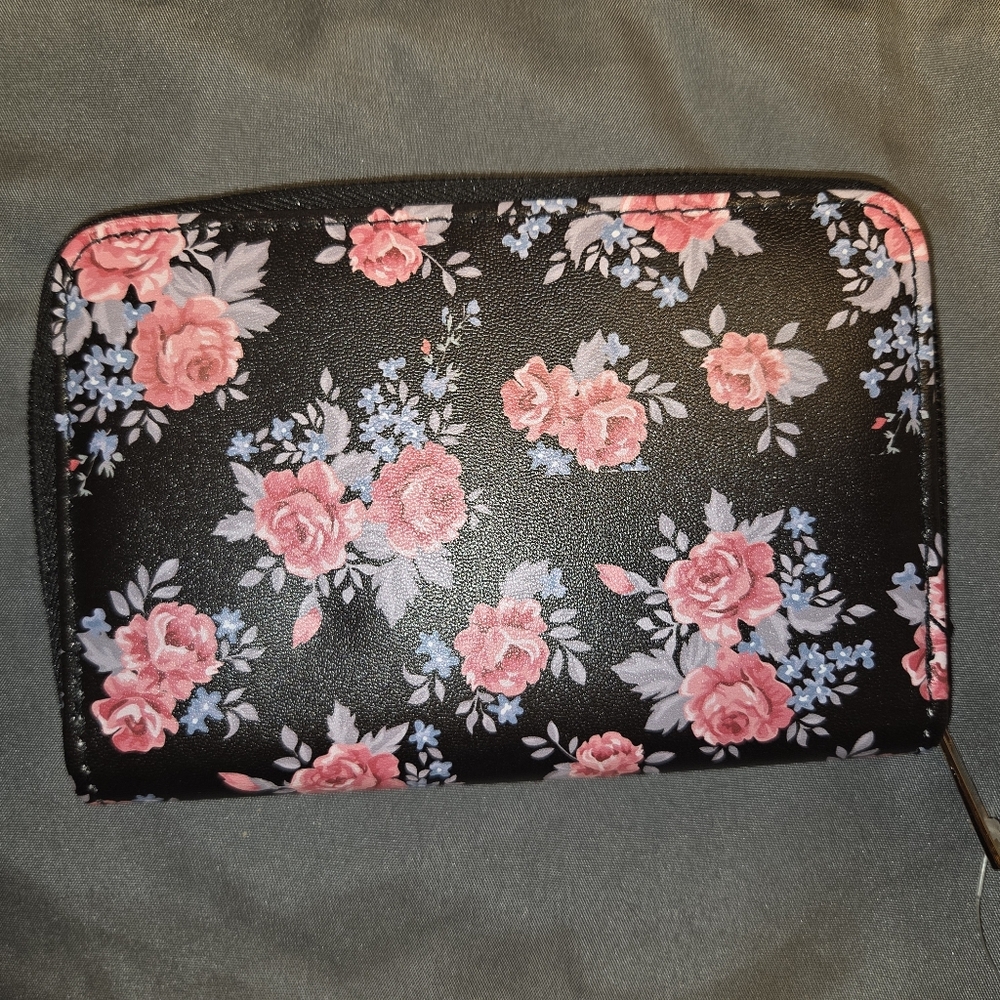 Floral Patterned Wallet